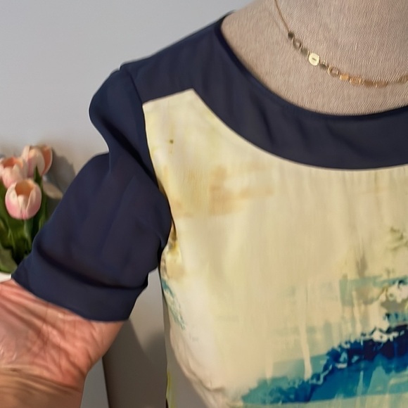 Karen Millen Silk Abstract Dress | Size 8 US - Picture 10 of 14